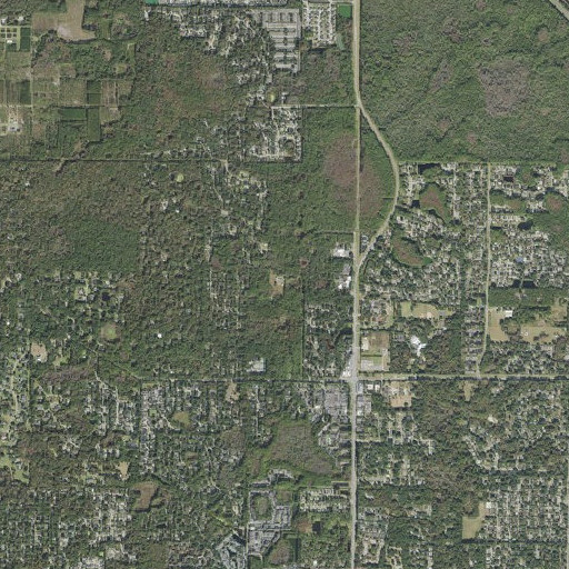 Aerial imagery of WUFT-FM (Gainesville), FL