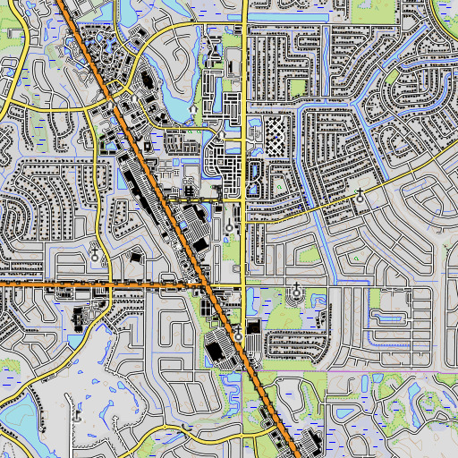 OpenTopoMap map of WZZR-FM (Stuart), FL