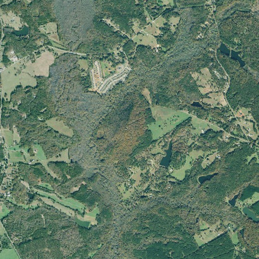 Aerial imagery of Alcovy Mountain, GA