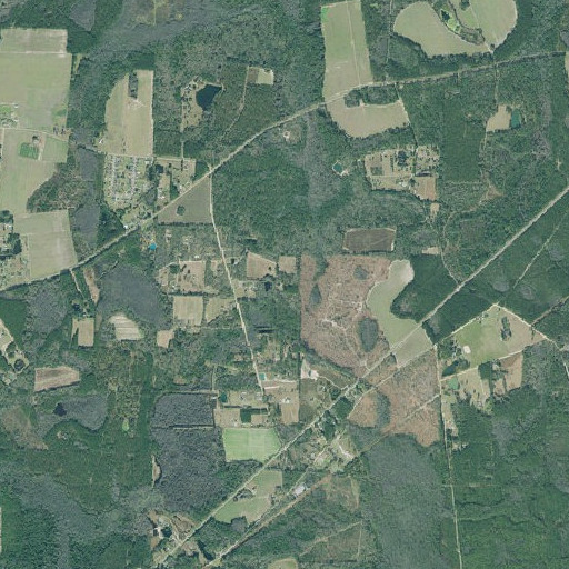 Aerial imagery of Antioch Cemetery, GA