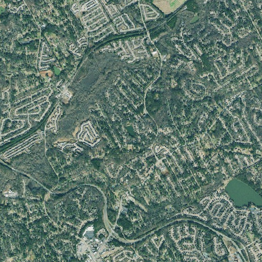 Aerial imagery of Lake Atha, GA