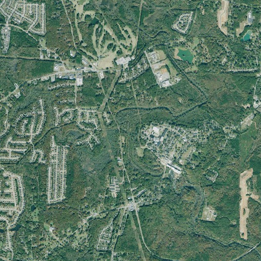 Aerial imagery of Beaverdam Creek, GA