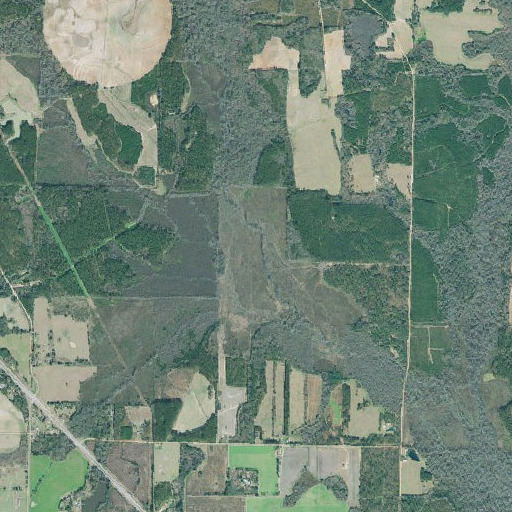 Aerial imagery of Blue Creek, GA