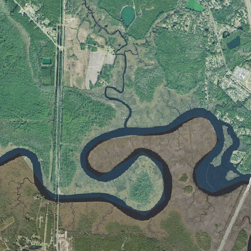 Aerial imagery of Catfish Creek, GA