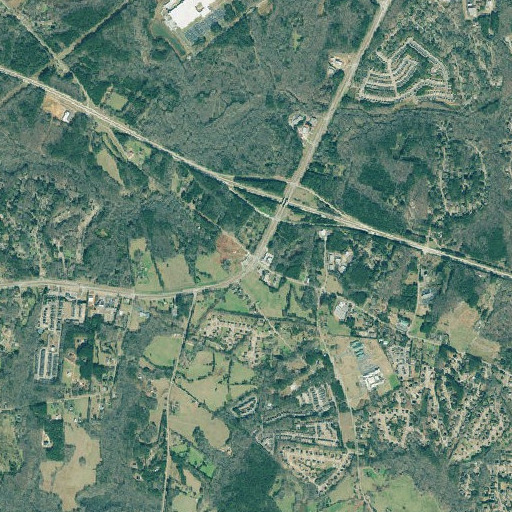 Aerial imagery of Crows, GA