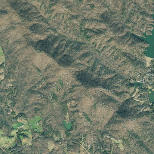 Aerial imagery of Disharoon Gap, GA