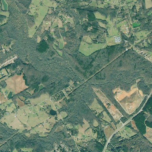 Aerial imagery of Dove Creek, GA
