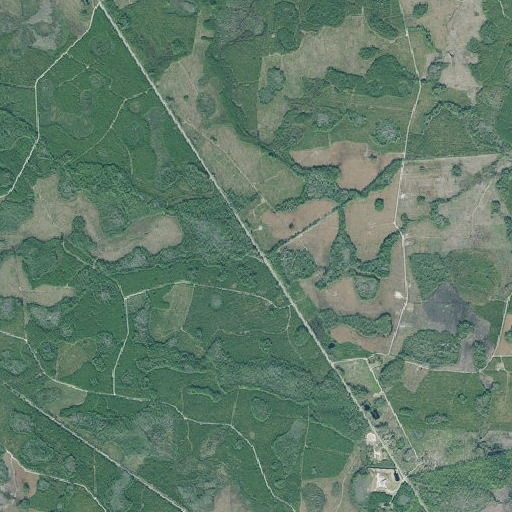 Aerial imagery of Dry Branch, GA
