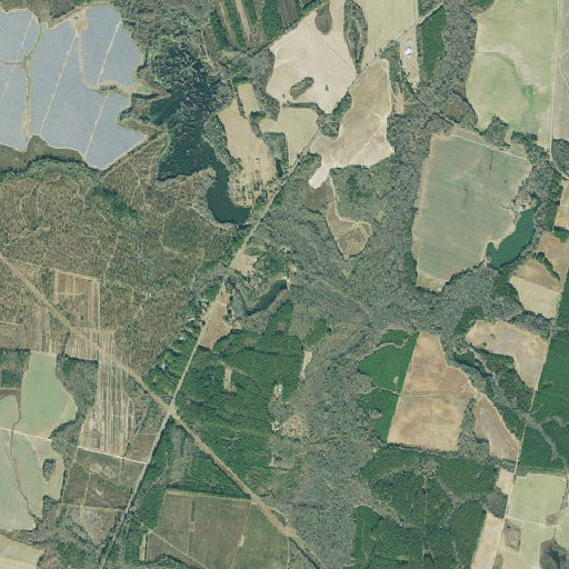 Aerial imagery of Dry Branch, GA