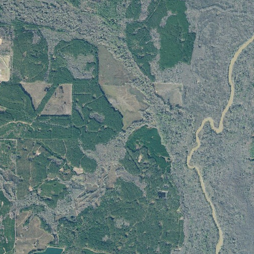 Aerial imagery of Dry Creek, GA