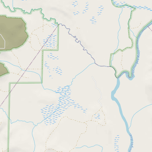 OpenStreetMap map of Dry Creek, GA