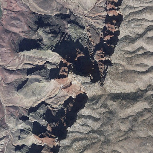 Aerial imagery of Comanche Point, AZ