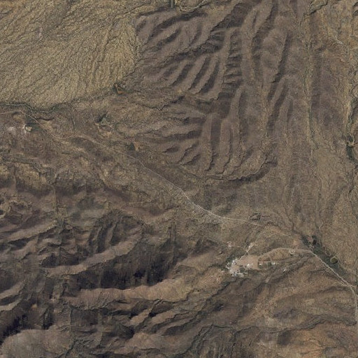 Aerial imagery of Comobabi Pass, AZ