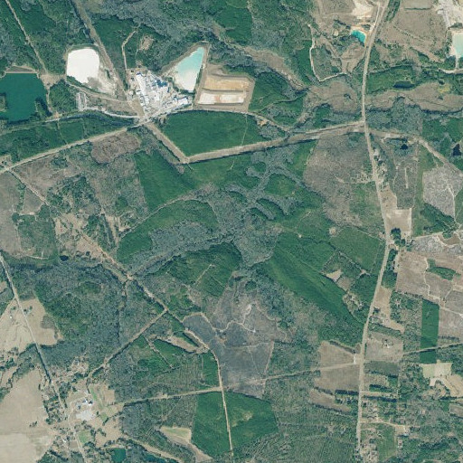 Aerial imagery of Howard Branch, GA