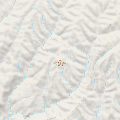OpenStreetMap map of Cone Butte, AZ
