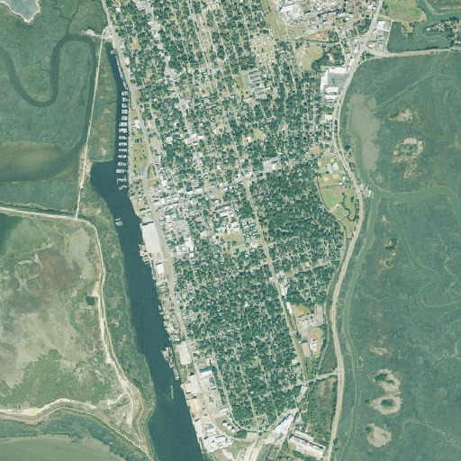 Aerial imagery of Lanier High School, GA