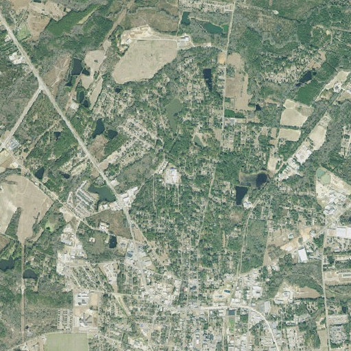 Aerial imagery of Lively School, GA