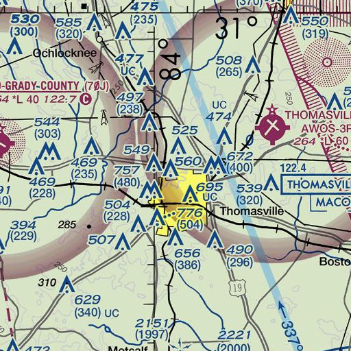 FAA VFR chart of Magnolia Park, GA