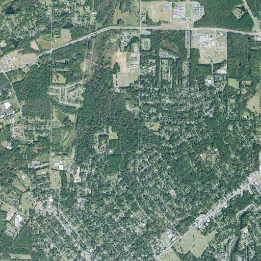 Aerial imagery of Magnolia Park, GA