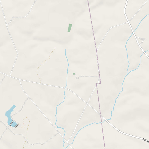 OpenStreetMap map of McBride Cemetery, GA