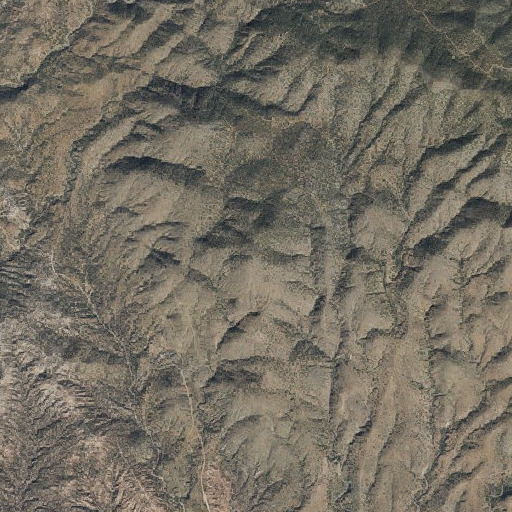 Aerial imagery of Moore Mountain, AZ