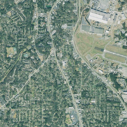Aerial imagery of Osborne School, GA