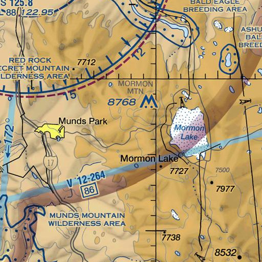 FAA VFR chart of Moore Well, AZ