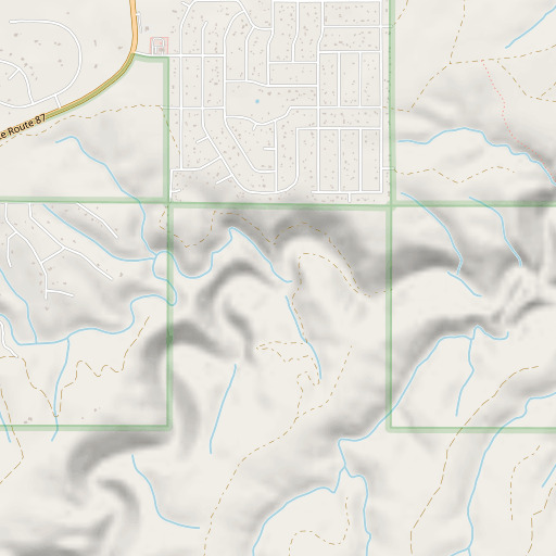 OpenStreetMap map of Moqui Draw, AZ