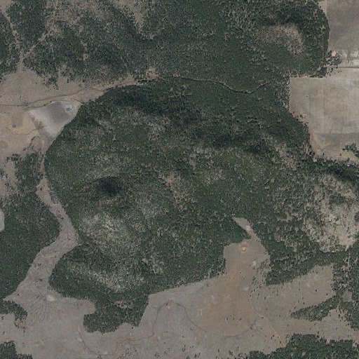 Aerial imagery of Moritz Ridge, AZ