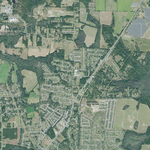Aerial imagery of Pine Grove School, GA