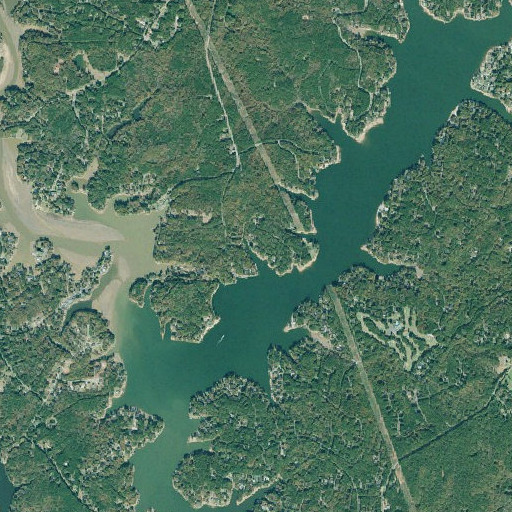 Aerial imagery of Plunkett Neck, GA