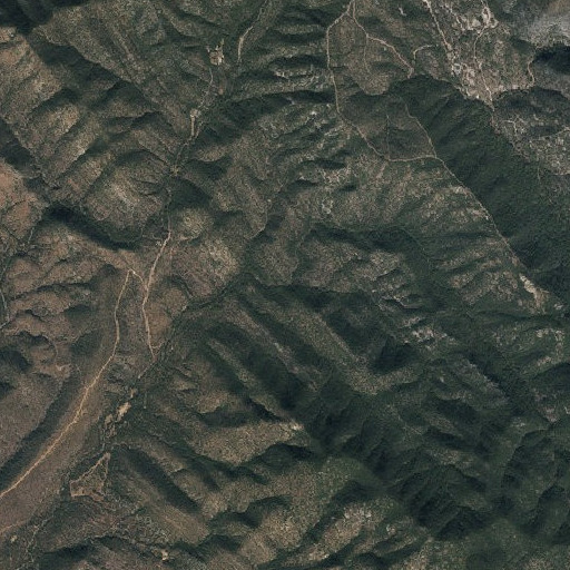 Aerial imagery of Mud Spring, AZ
