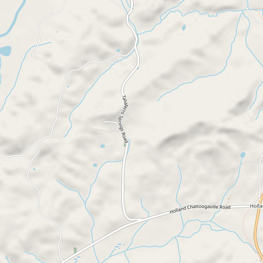 OpenStreetMap map of Pond Spring, GA