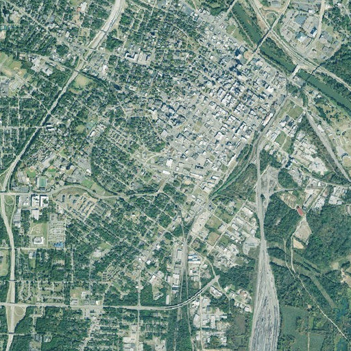 Aerial imagery of Powers School, GA