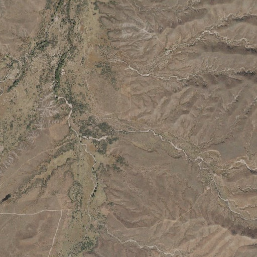 Aerial imagery of Mud Spring Canyon, AZ