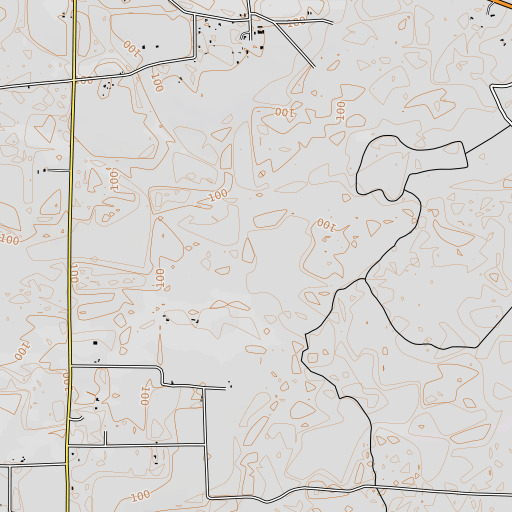 OpenTopoMap map of Reedy Branch, GA