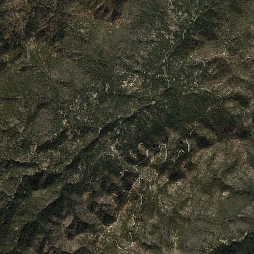 Aerial imagery of Mudhole Mine, AZ