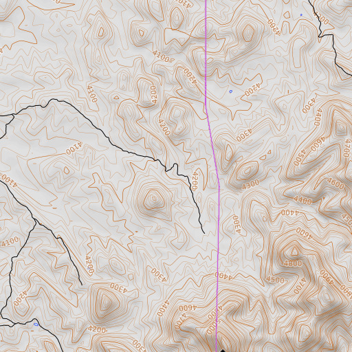 OpenTopoMap map of Murphy Well, AZ
