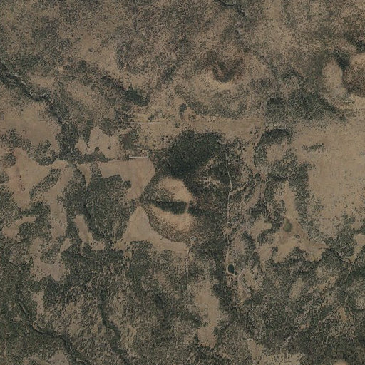 Aerial imagery of Negro Knob, AZ