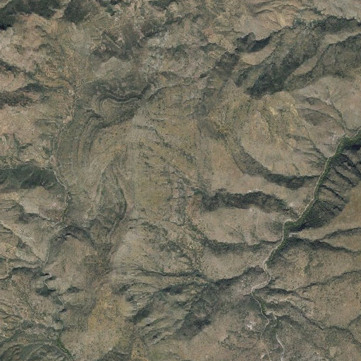 Aerial imagery of North Pass Spring, AZ