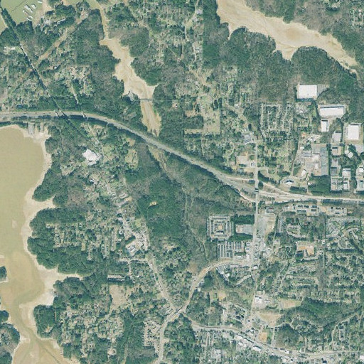 Aerial imagery of Tanyard Creek, GA