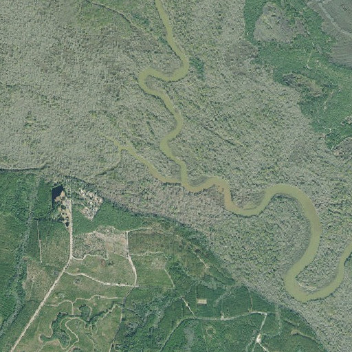 Aerial imagery of The Point, GA