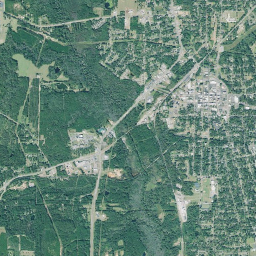 Aerial imagery of Town Creek, GA