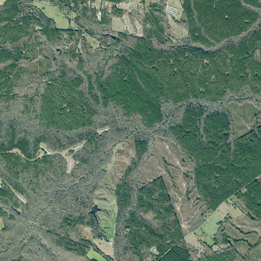 Aerial imagery of Troublesome Creek, GA