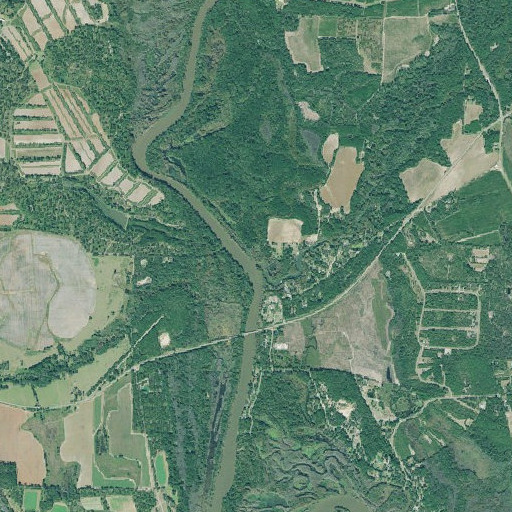 Aerial imagery of Turkey Creek, GA