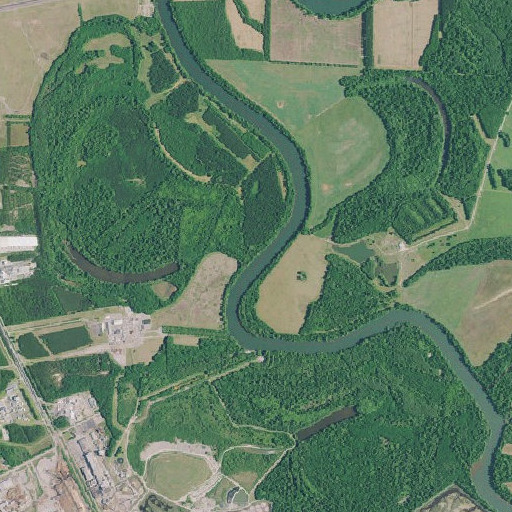 Aerial imagery of Twiggs Dead River, GA