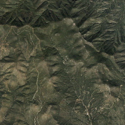 Aerial imagery of Oak Spring, AZ