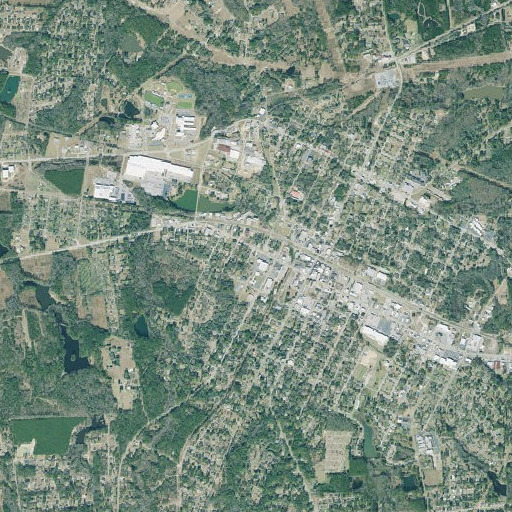 Aerial imagery of Vidalia School, GA