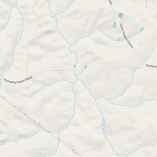 OpenStreetMap map of Watts Branch, GA