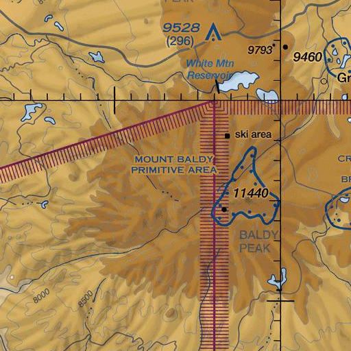 FAA VFR chart of Mount Ord, AZ